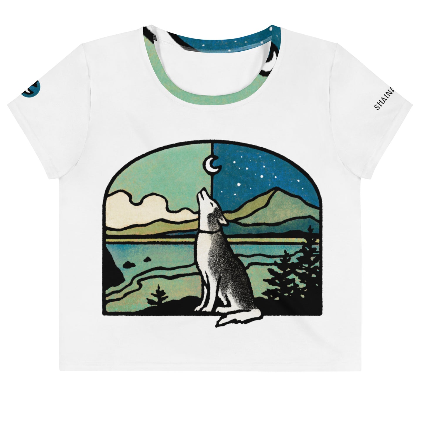 Find Your Joy All-Over Print Crop Tee