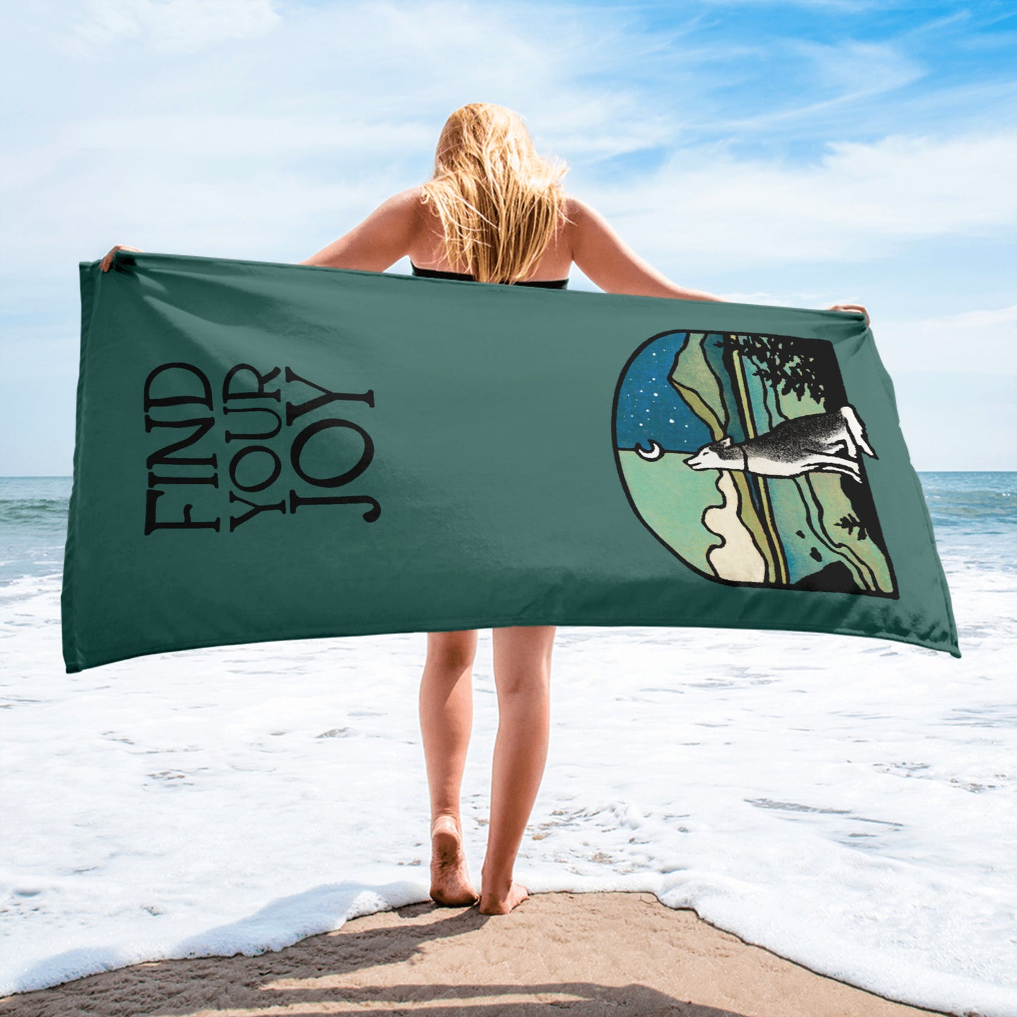 Find Your Joy Beach Towel