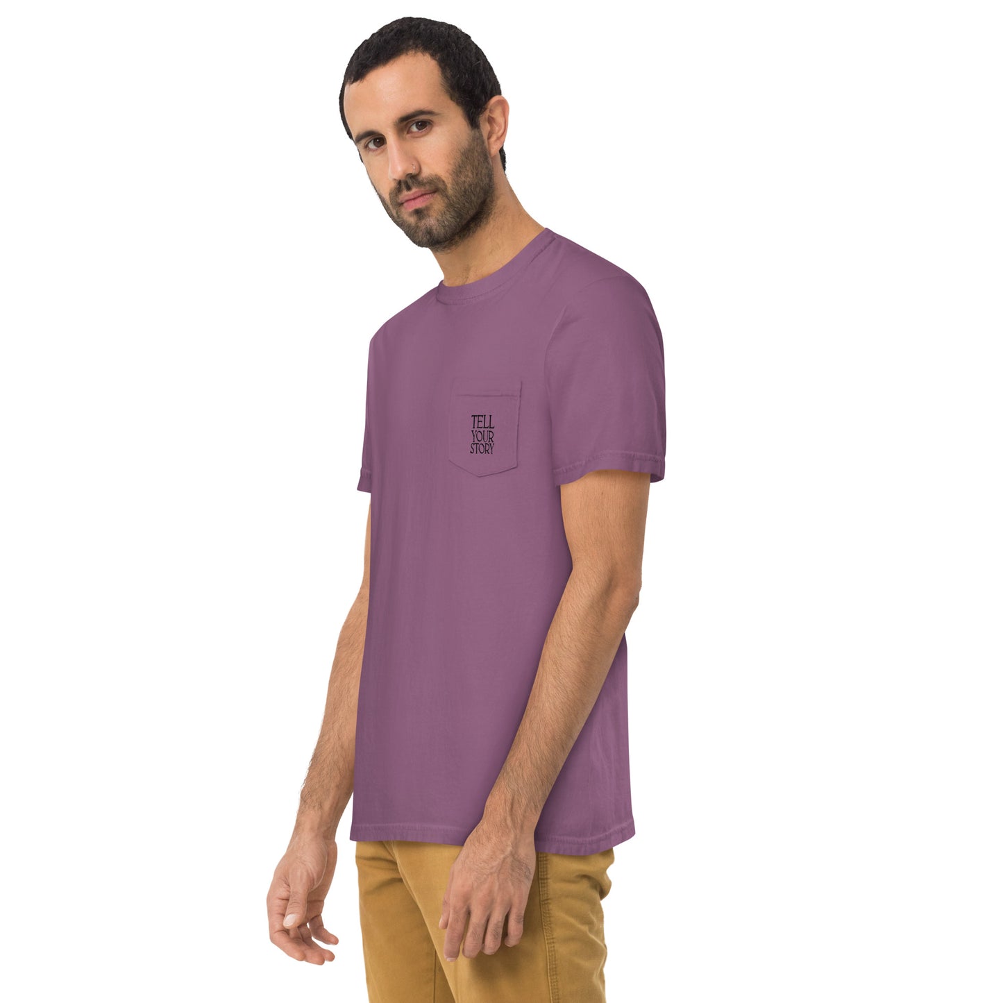 'Tell Your Story' Unisex Pocket T-shirt