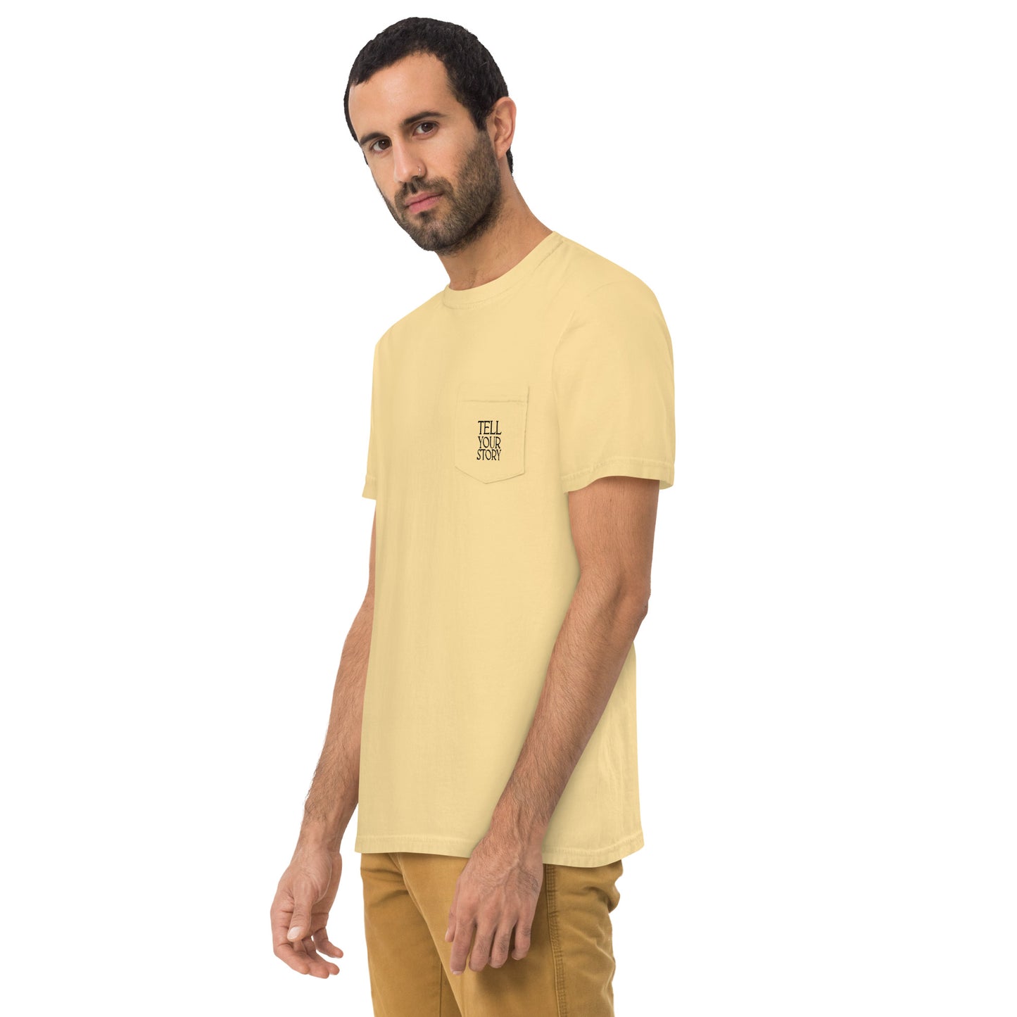 'Tell Your Story' Unisex Pocket T-shirt