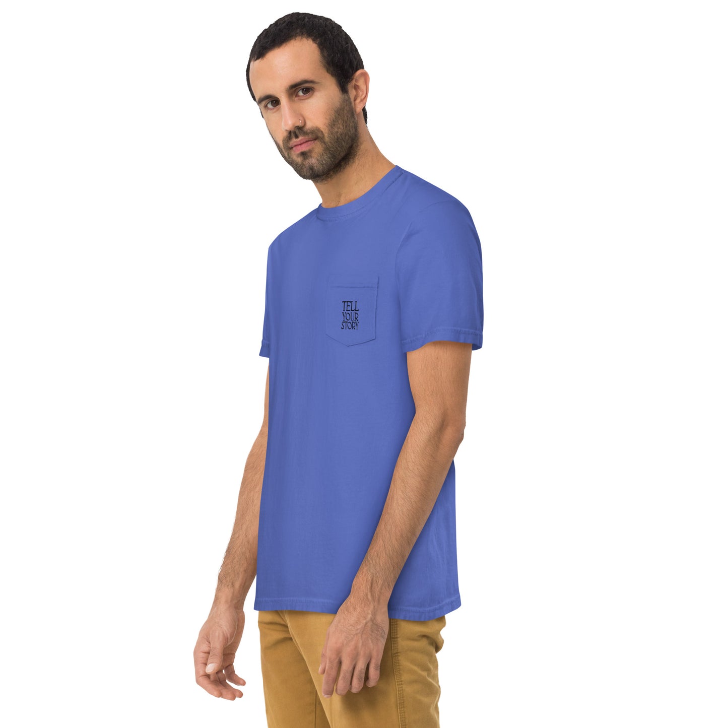 'Tell Your Story' Unisex Pocket T-shirt