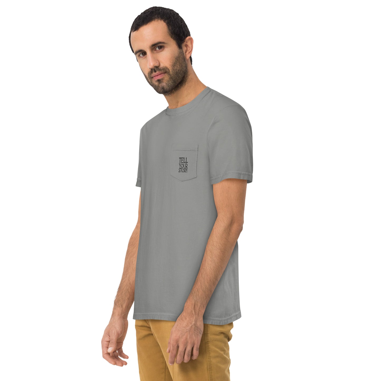 'Tell Your Story' Unisex Pocket T-shirt
