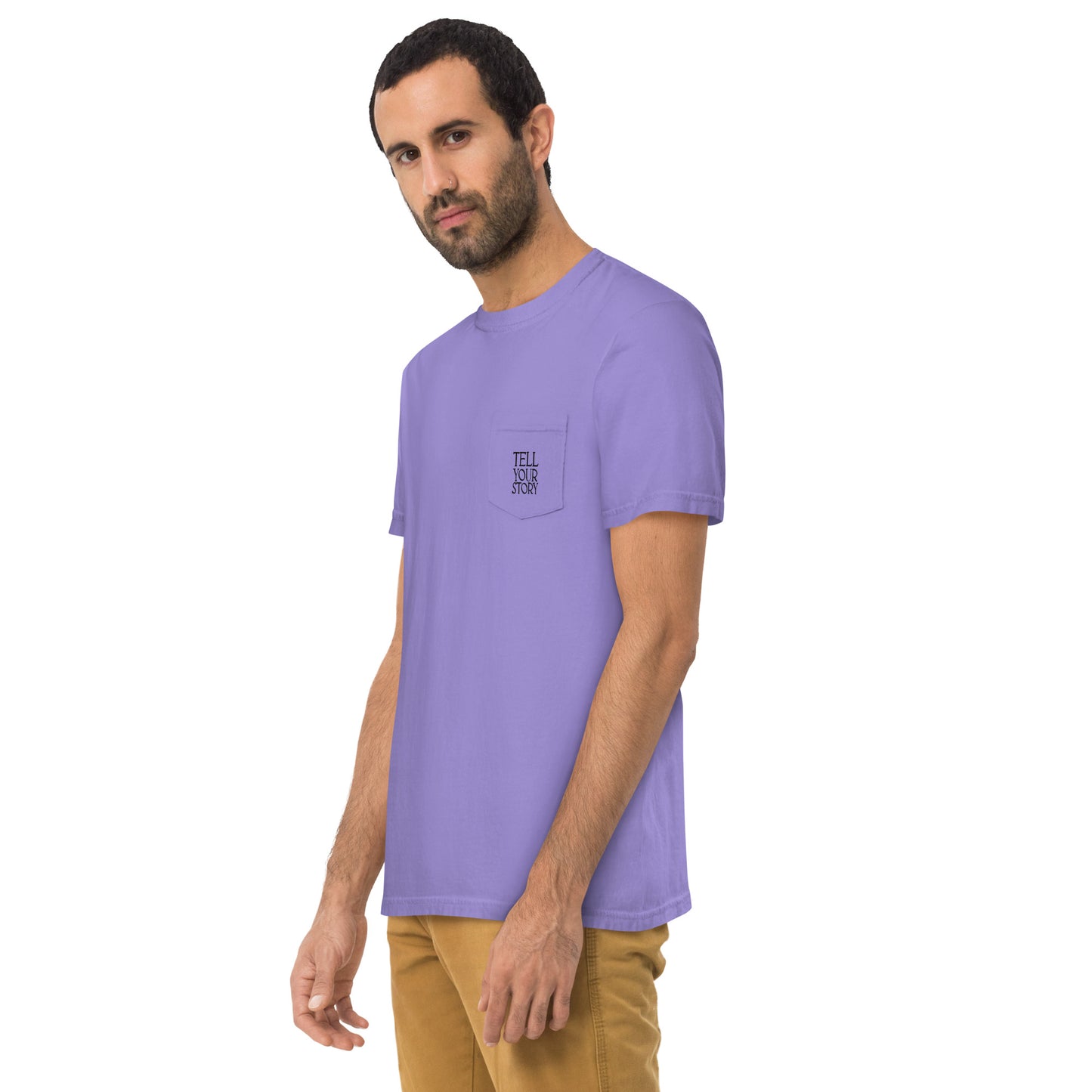 'Tell Your Story' Unisex Pocket T-shirt