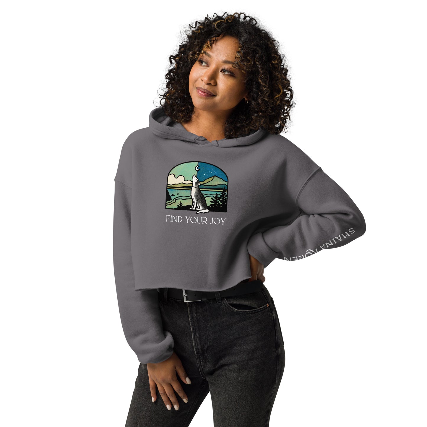 Find Your Joy Crop Hoodie