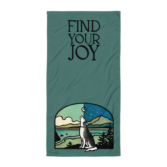 Find Your Joy Beach Towel