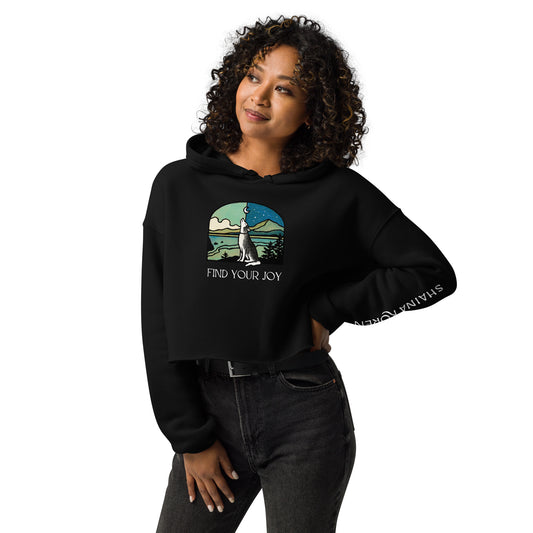 Find Your Joy Crop Hoodie