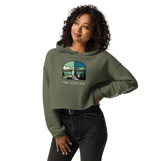 Find Your Joy Crop Hoodie